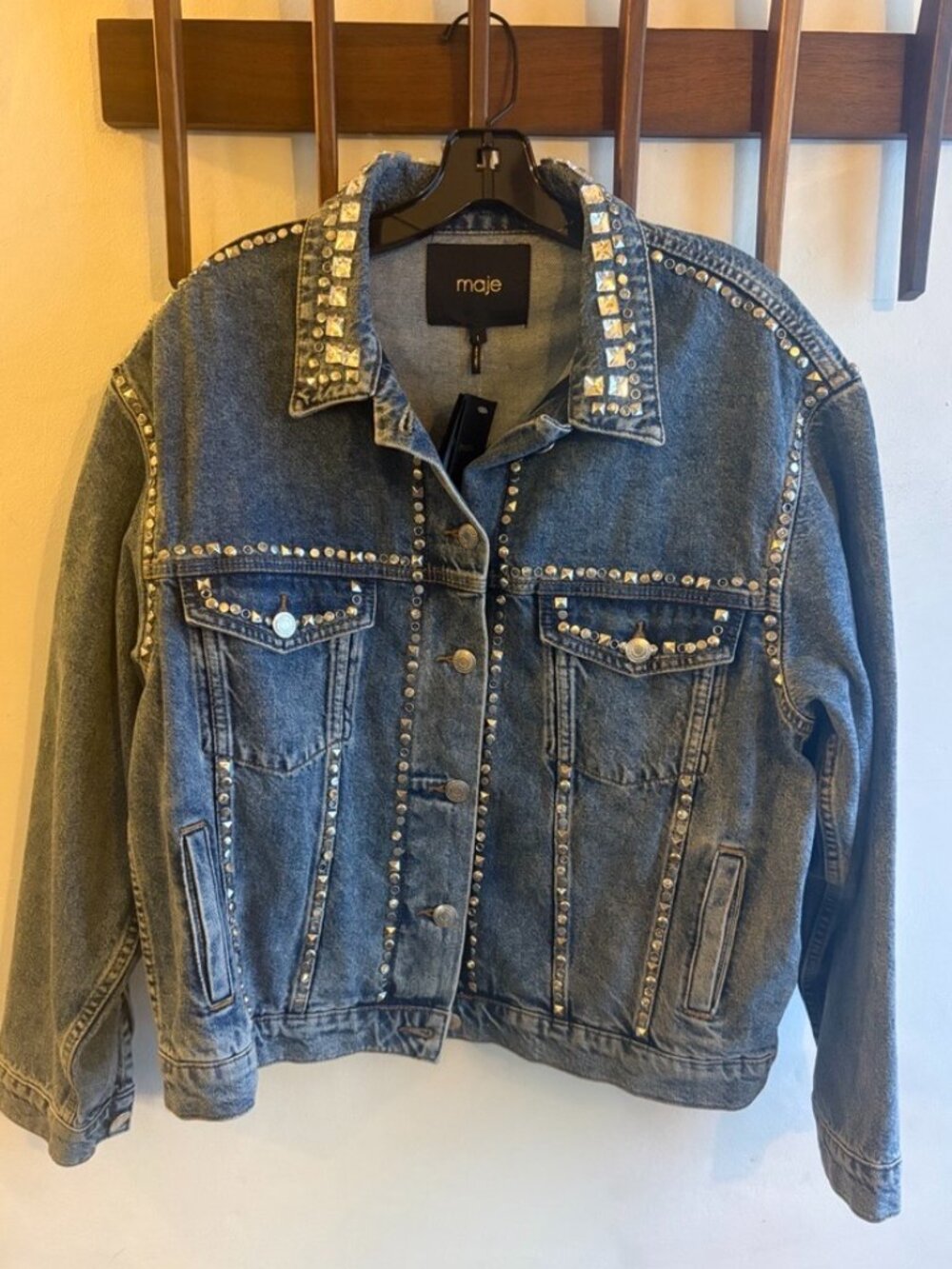 Bikkus Embellished Denim Jacket